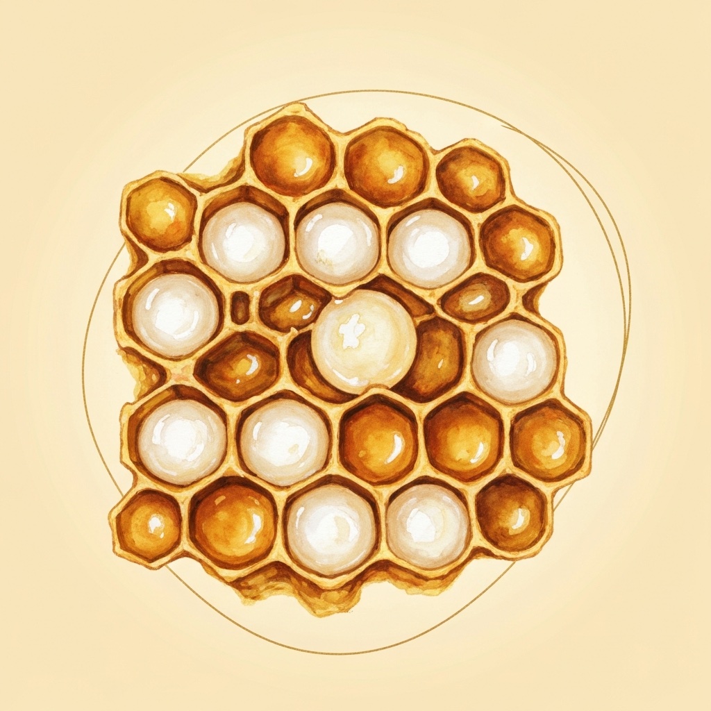 Royal Jelly botanical illustration