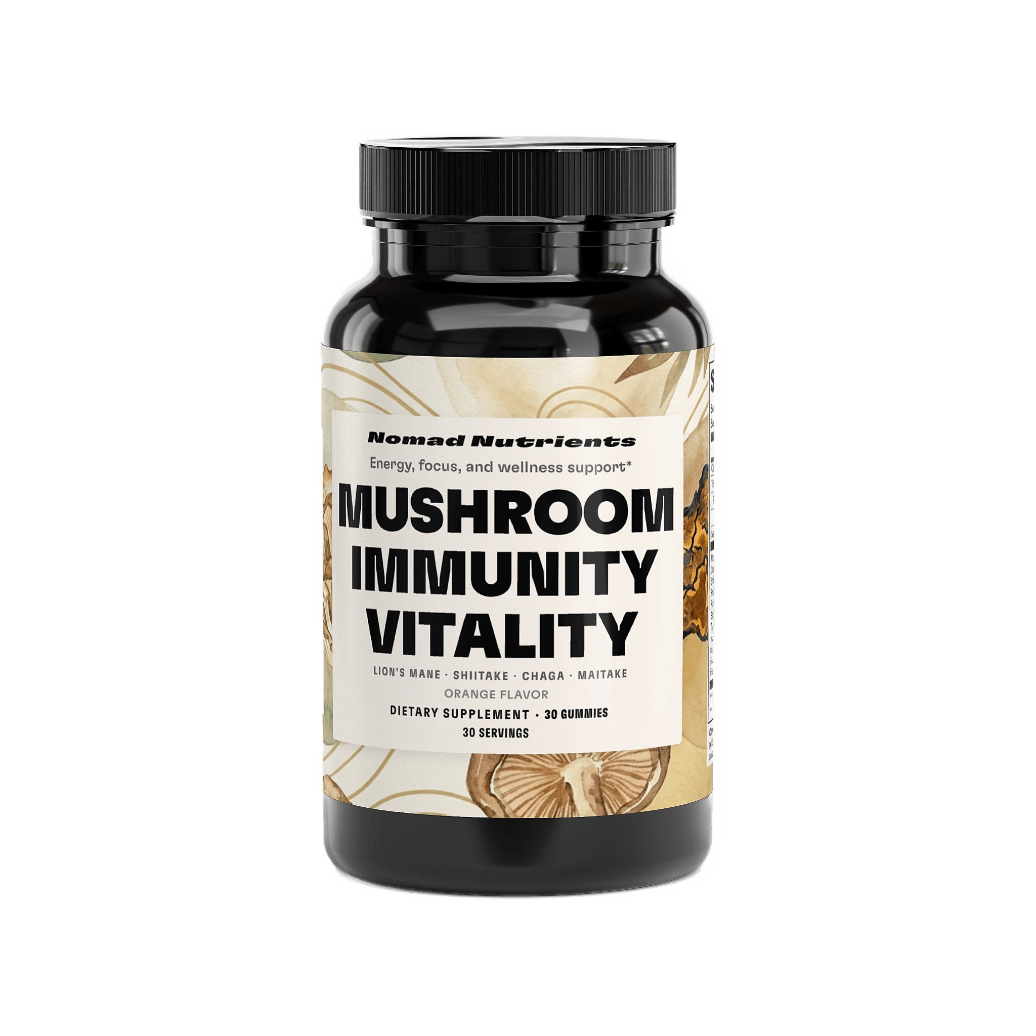 Mushroom Immunity Vitality Gummies
