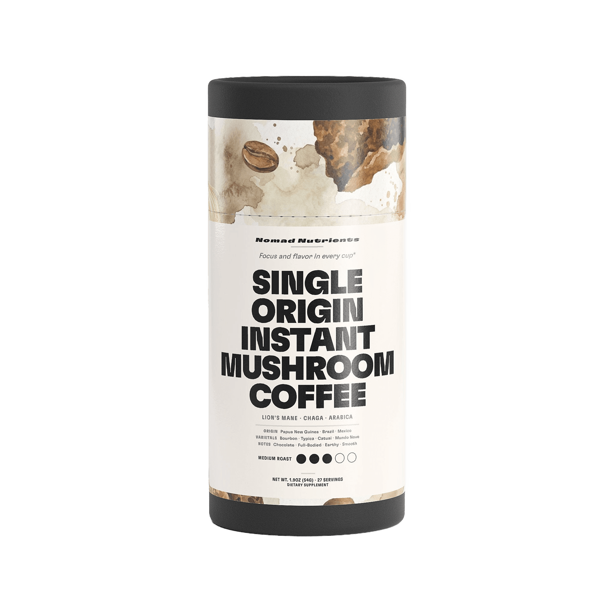 Single-Origin Instant Mushroom Coffee